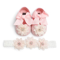 Baby Floret lace soft soled princess shoes