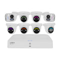 Lorex Classic 2TB NVR W/ 6X 4K+ Turret Cameras & 2X Dual Lens 4K Cameras
