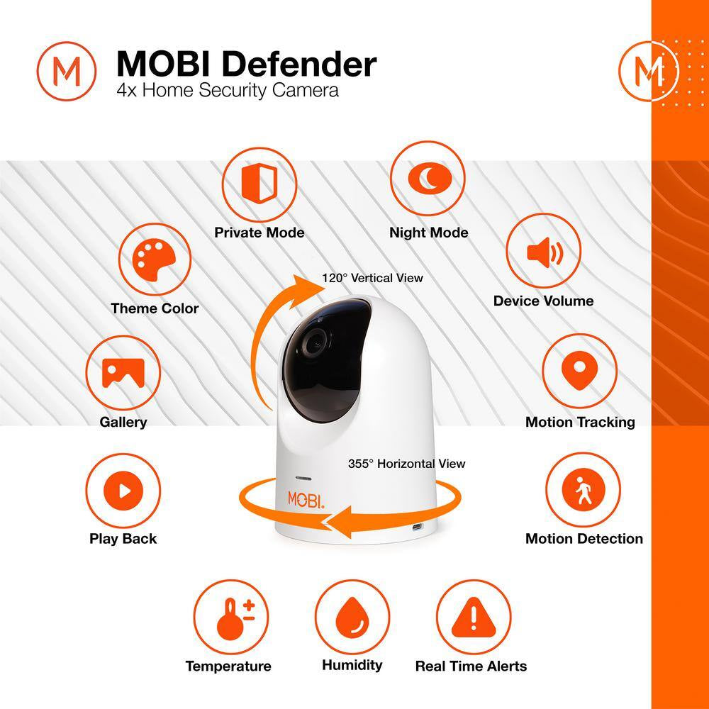 Defender - Smart Home Security Cameras (4-Pack)