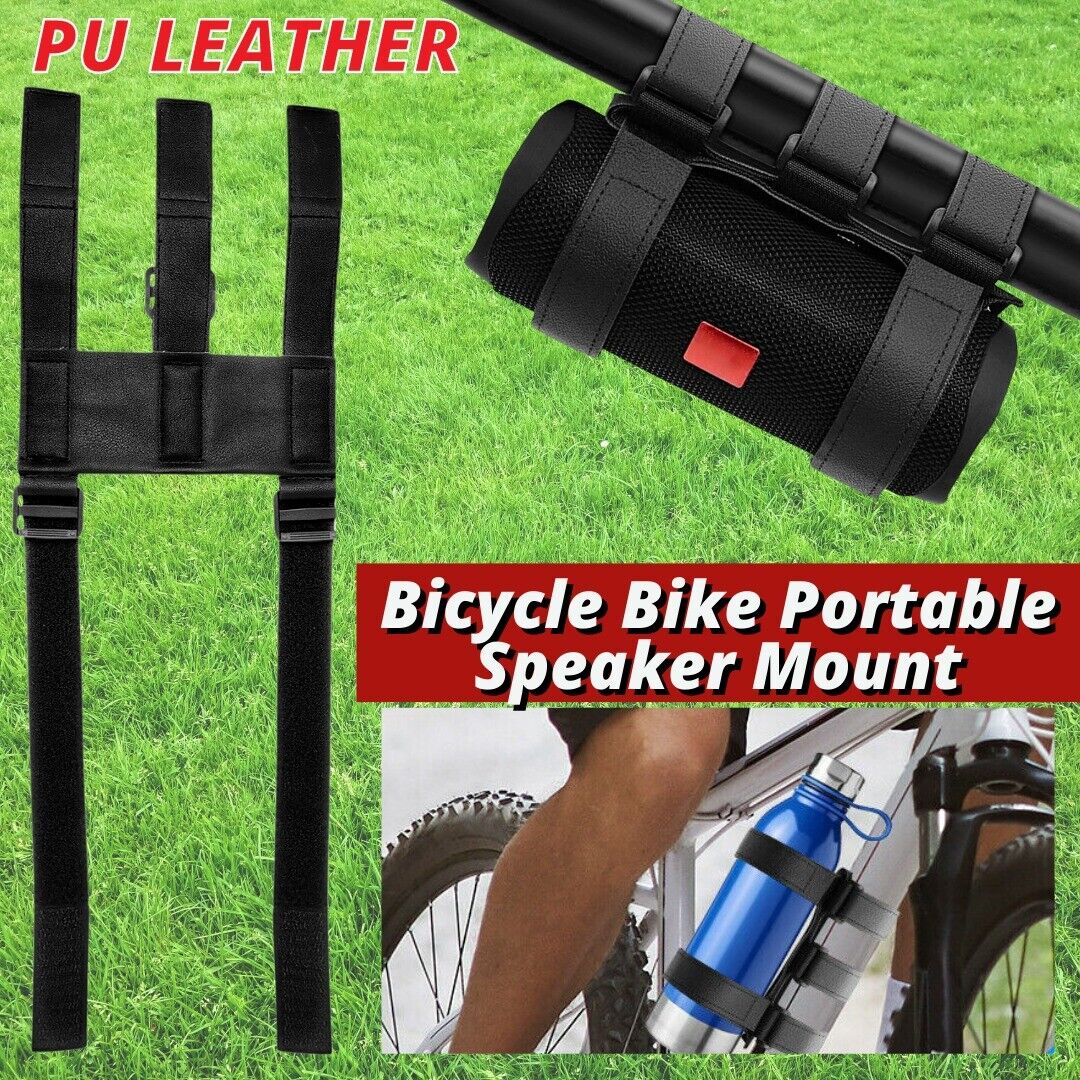 Bluetooth Speaker Mount Bike Adjustable Strap Accessories For Golf Cart Bicycle
