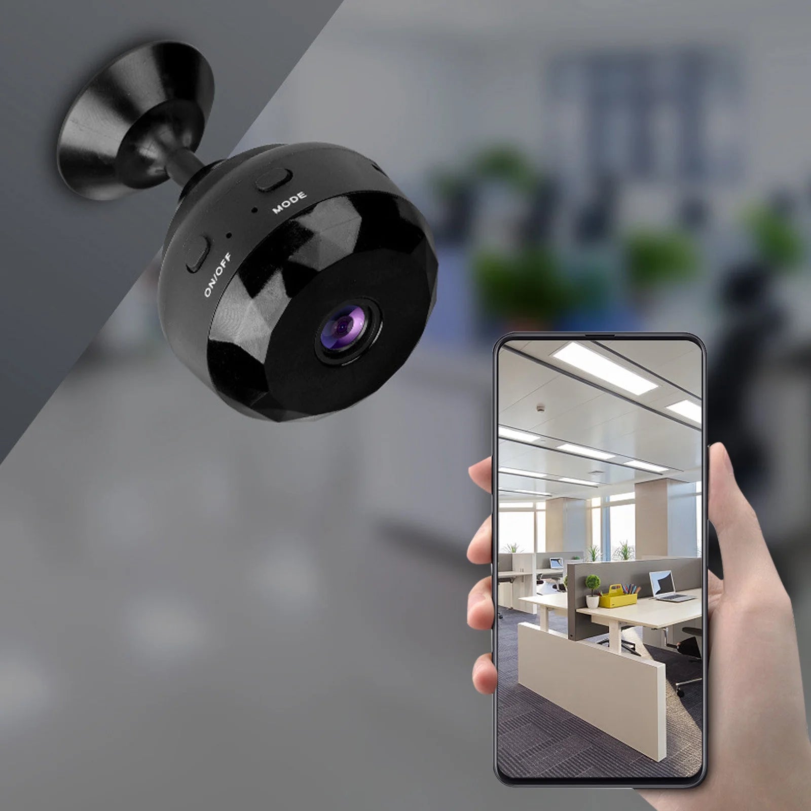 Mini Wifi Cameras,Wireless Cameras 2.4G Wifi,Built in Battery,Hd 1080P Home Security Cameras,Smart Cameras with Night Vision,Up to 128GB Card