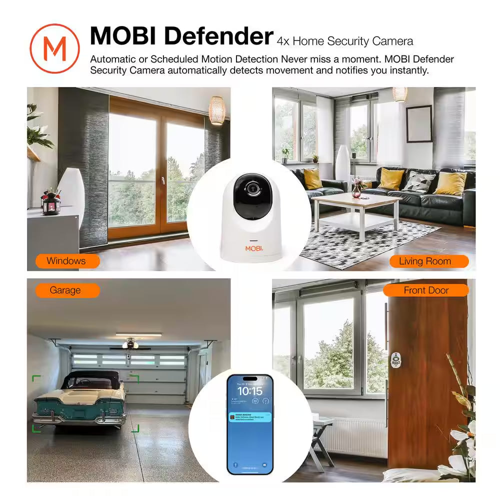Defender - Smart Home Security Cameras (4-Pack)