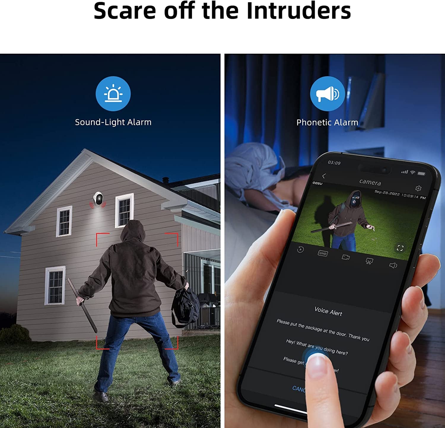 2K Security Cameras Wireless Outdoor, Battery Powered for Home Security Cameras