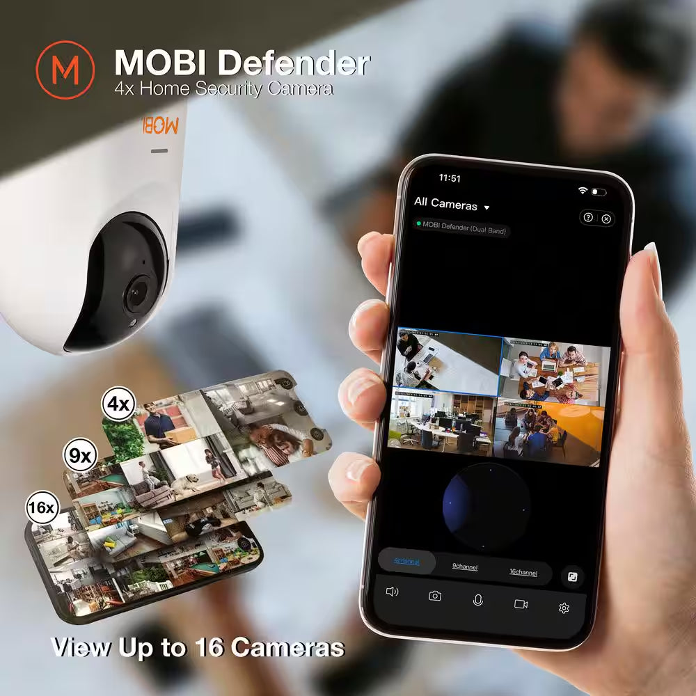 Defender - Smart Home Security Cameras (4-Pack)